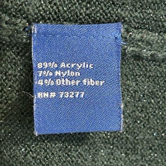 Apt. 9 Women's Medium metallic Green Pullover Sweater Long Sleeve Casual - Picture 5 of 7